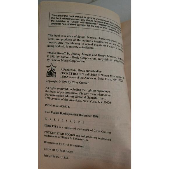 Shock Wave by Clive Cussler A Dirk Pitt Adventure Thriller Action Adventure - Picture 8 of 8